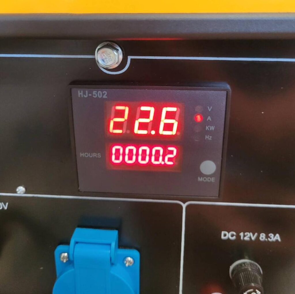 220V 22.6A Current of 5kVA Diesel Generator