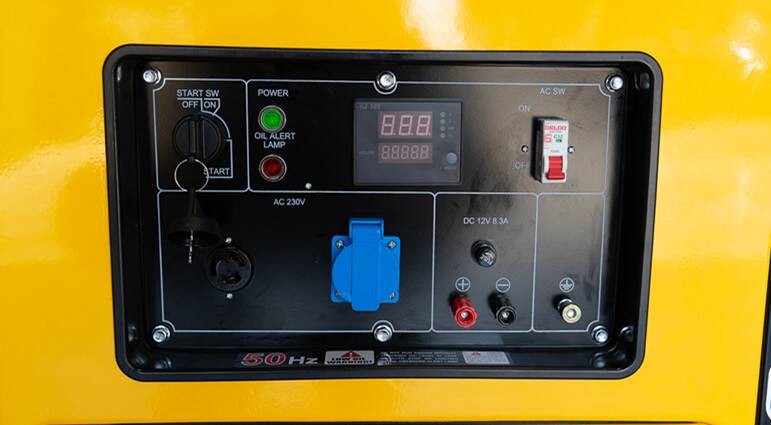 WDG-7800DSE 5kVA 5kW Diesel Generator Panel