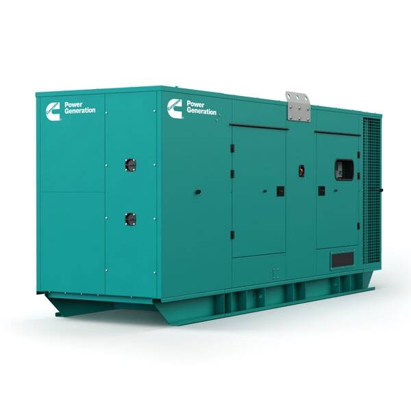 Diesel generator set with soundproof enclosure