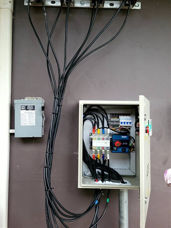 ATS control box inside