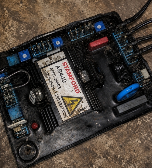 burned generator avr