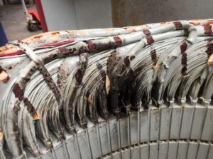 burned generator alternator stator windings