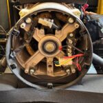 generator alternator winding inspection for signs of failure