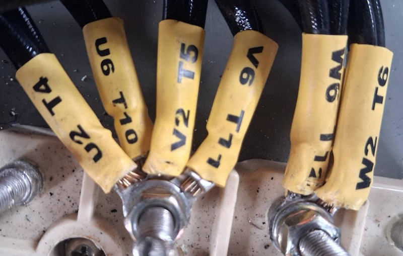 generator alternator winding lead and terminal connection inspection